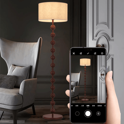 Lampa podłogowa styl Japandi
