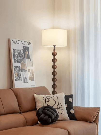 Lampa podłogowa styl Japandi