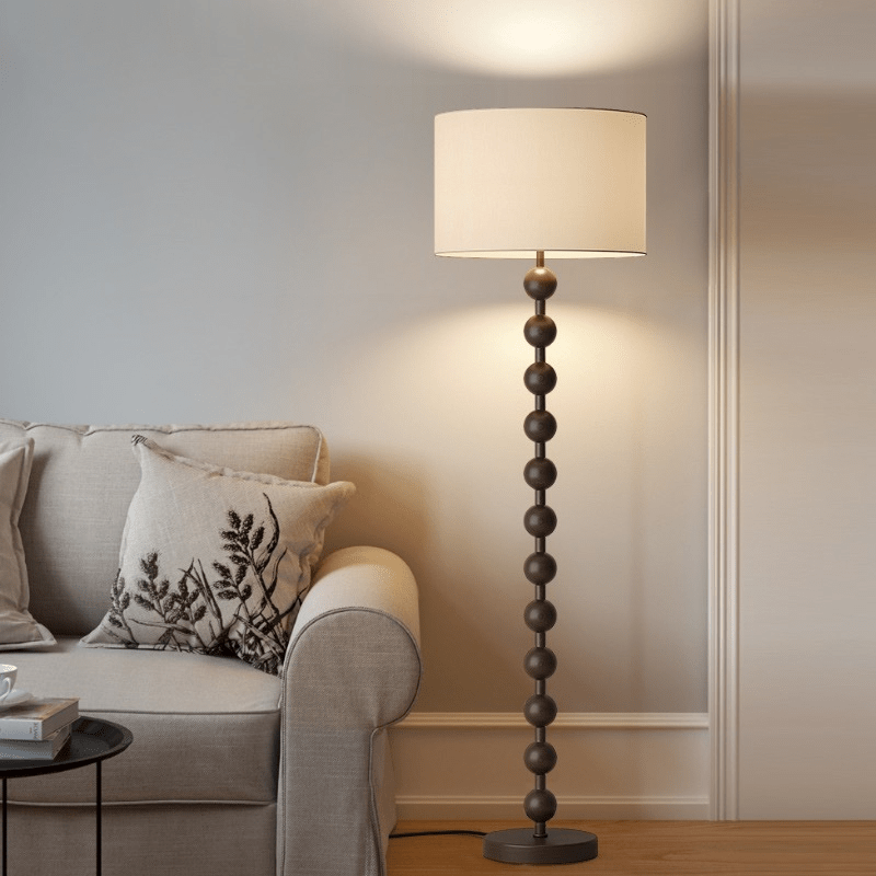 Lampa podłogowa styl Japandi