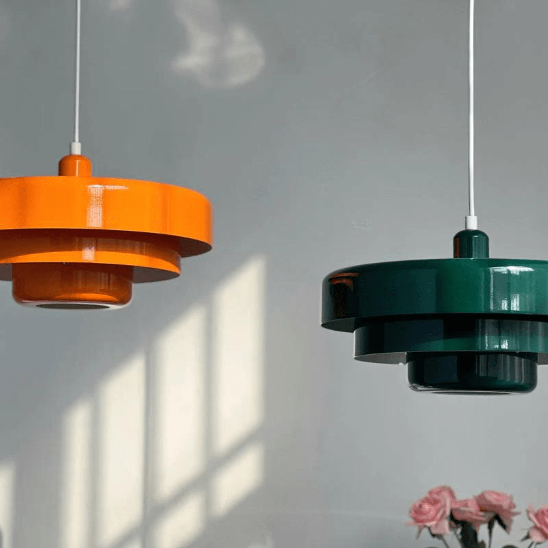Lampa wisząca z trzystopniowym kloszem
