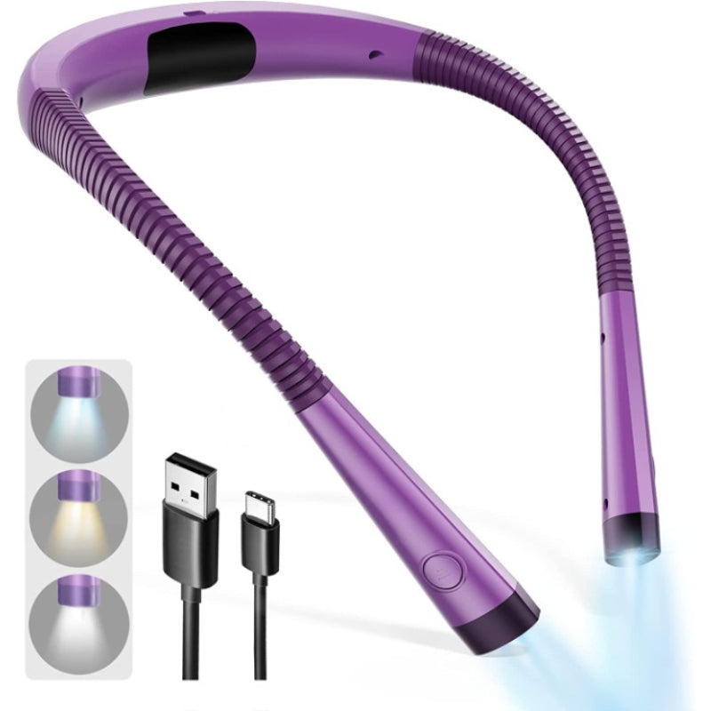 LED lampička na krk na čtení