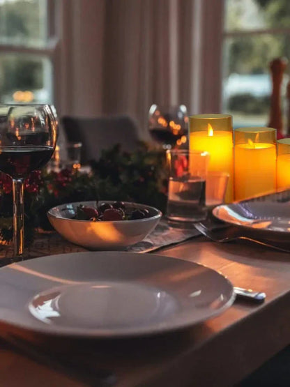 Set of 24 battery-operated LED candles