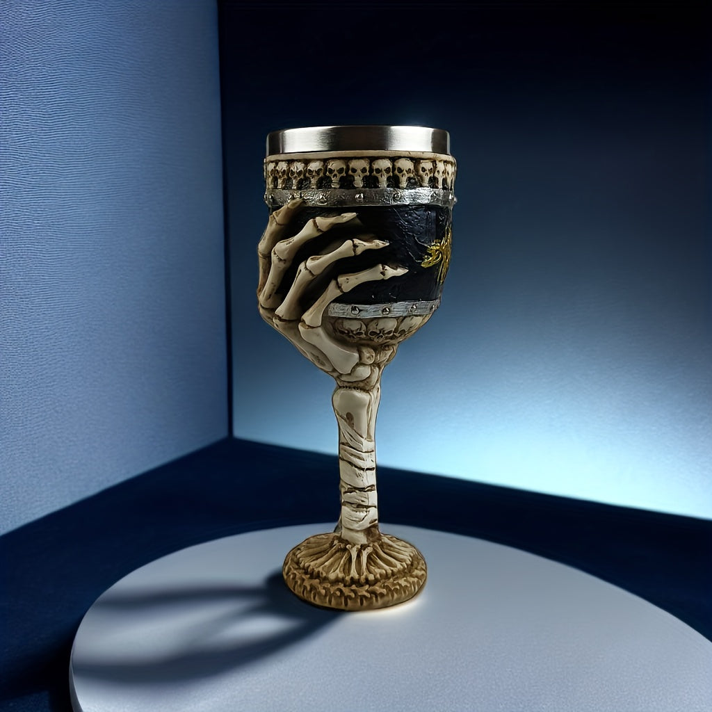Coupe décorative en forme de main squelettique