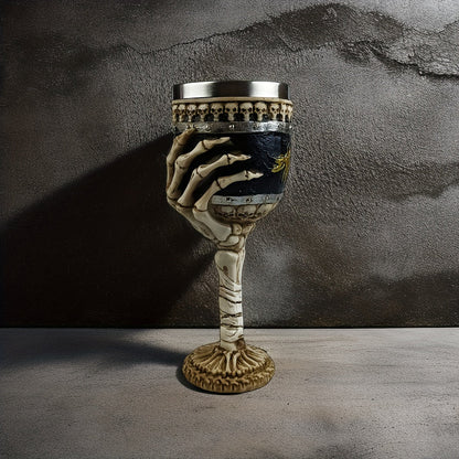 Coupe décorative en forme de main squelettique