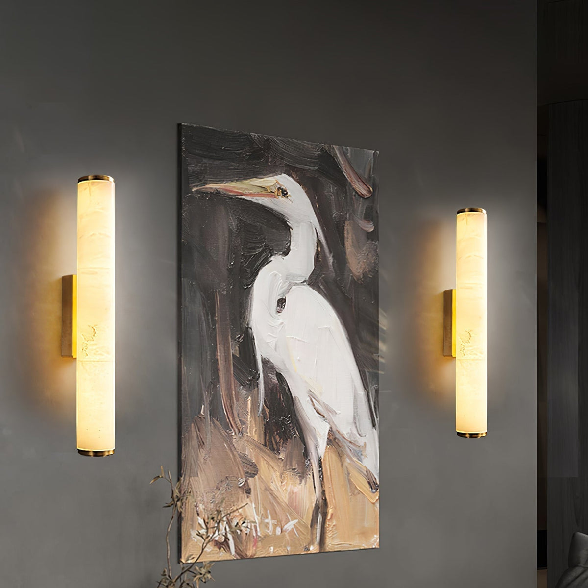 Cylindrical wall light