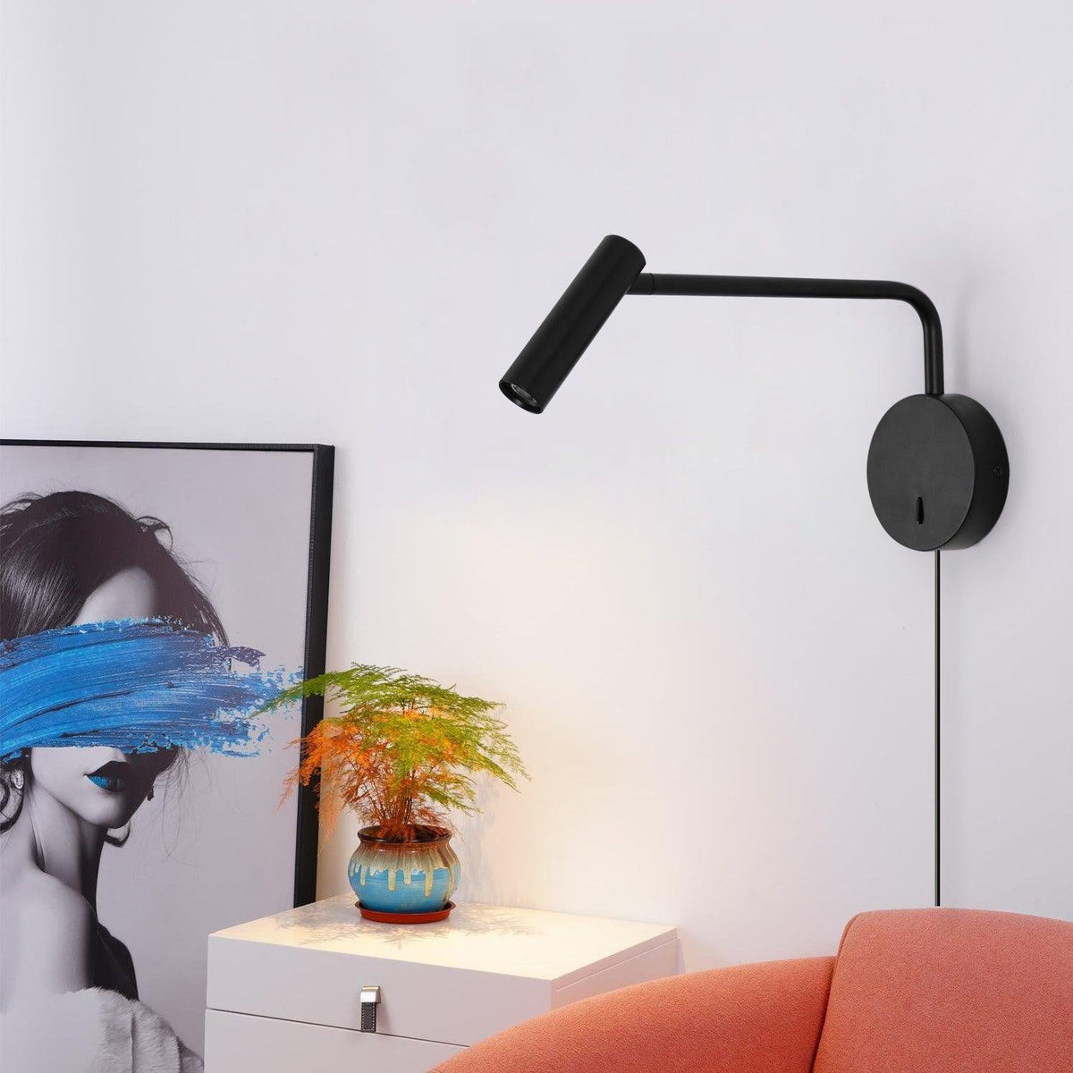 Nastavitelná LED nástěnná lampa