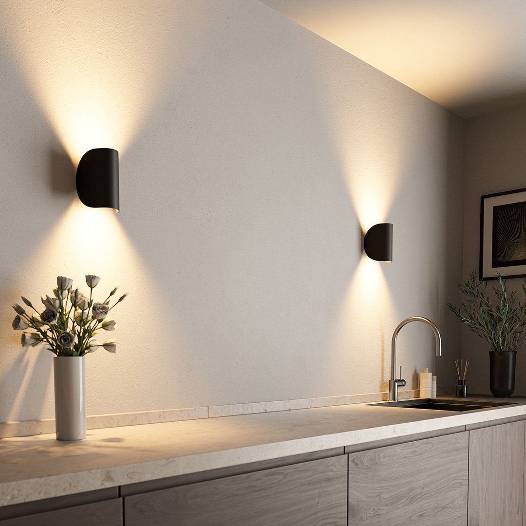 Applique LED en spirale