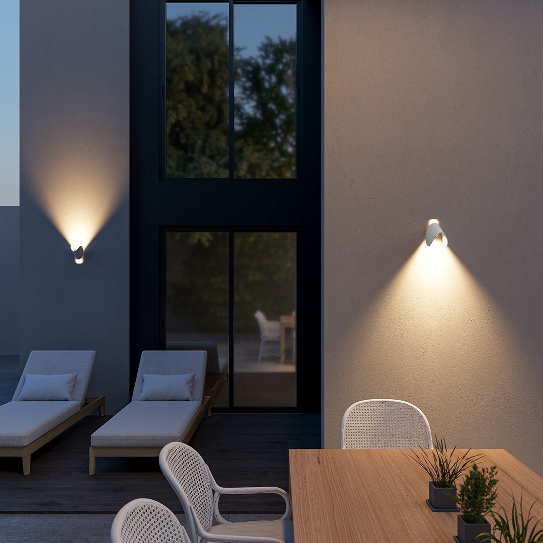Applique LED en spirale
