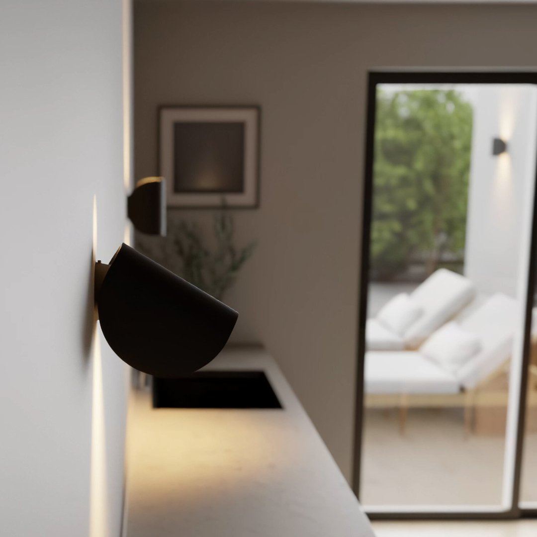 Applique LED en spirale