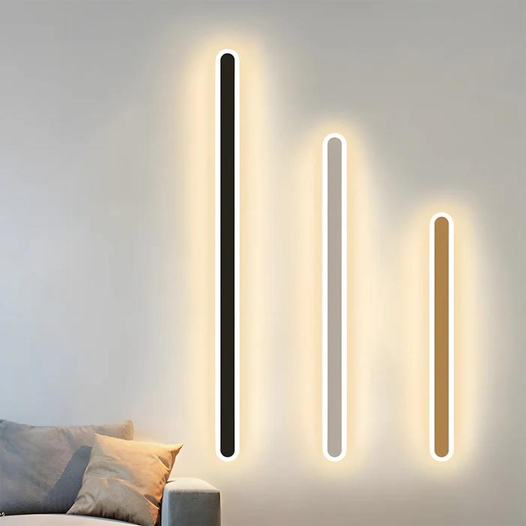 Linear LED wall light