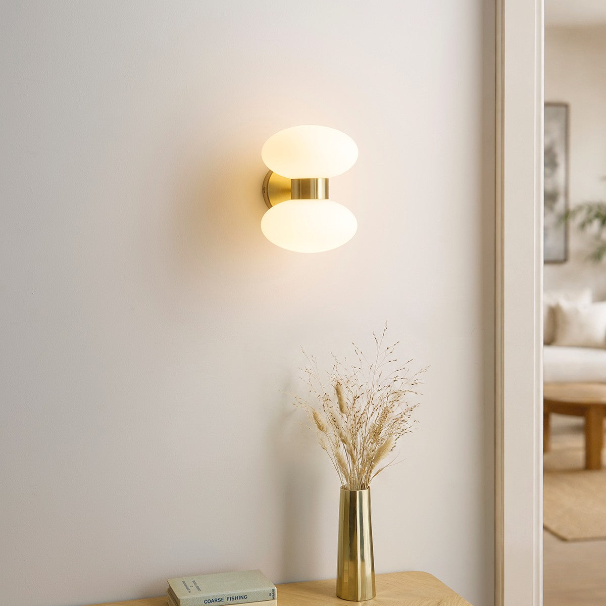 Applique murale double