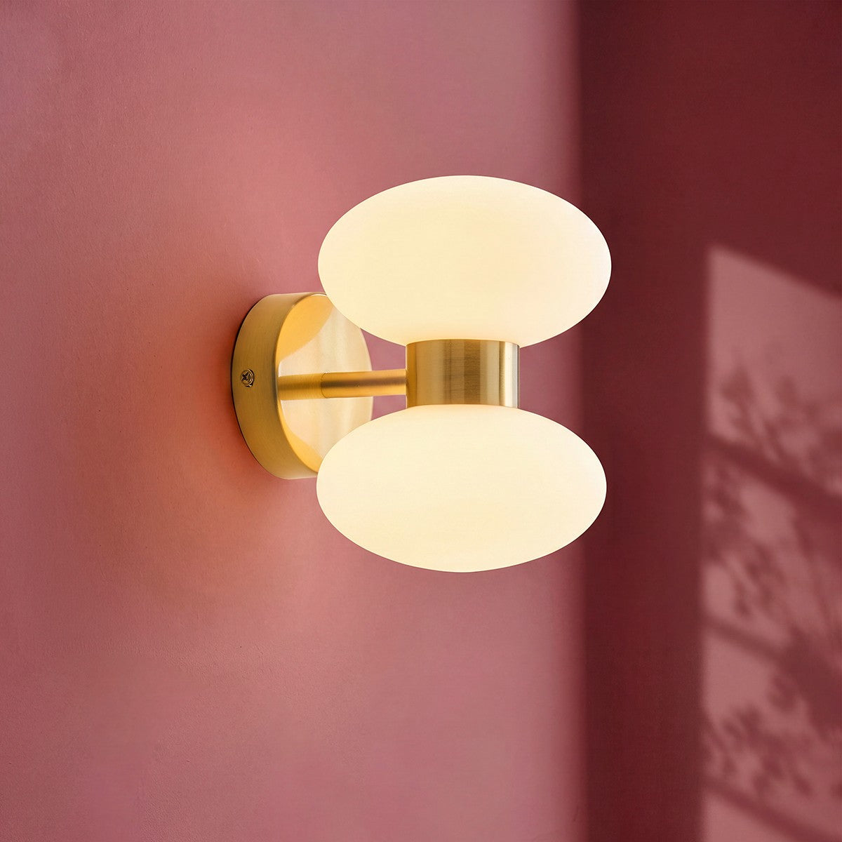 Applique murale double