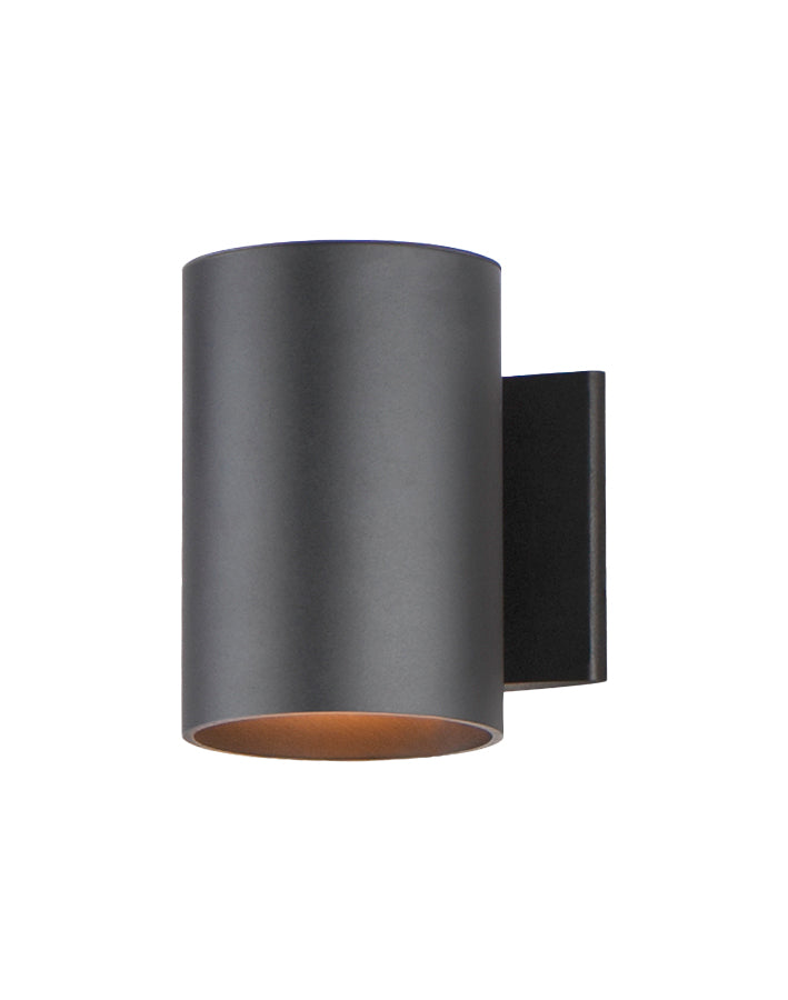Single-light outdoor wall lamp