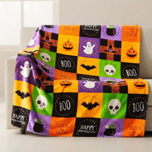 Koc polarowy Halloween