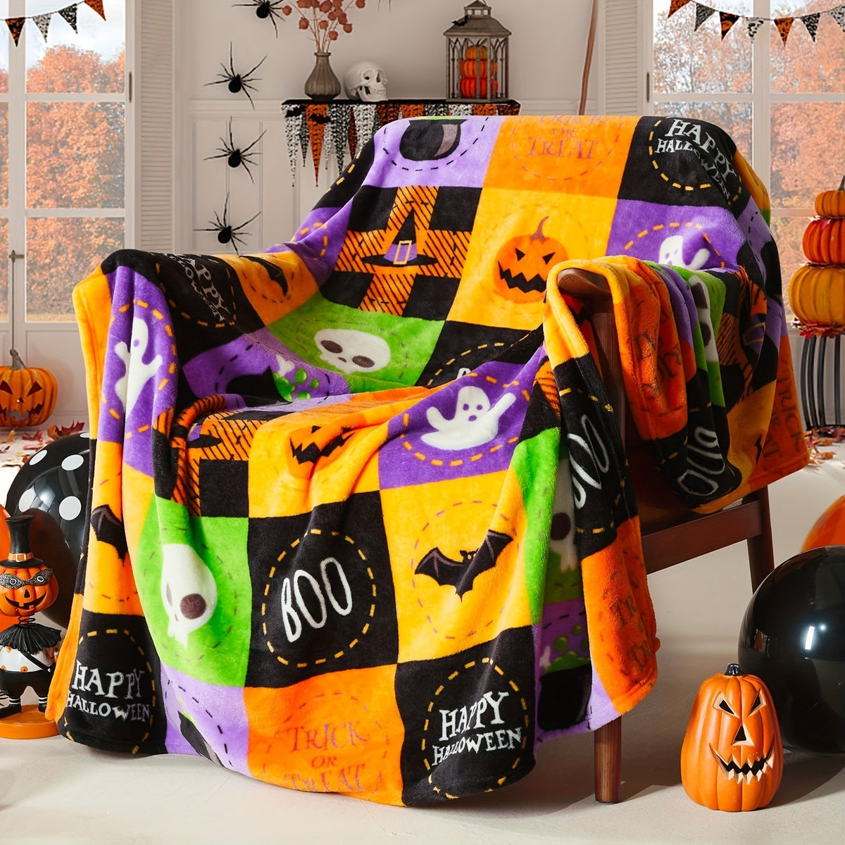 Couverture polaire Halloween