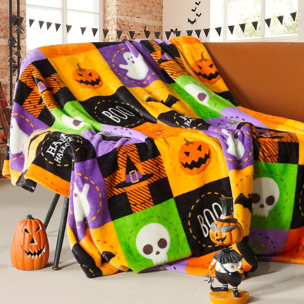 Couverture polaire Halloween