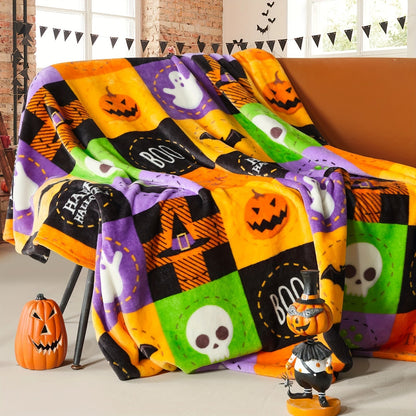 Couverture polaire Halloween