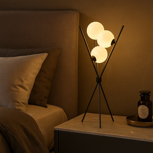 Lampa LED z kulistymi kloszami