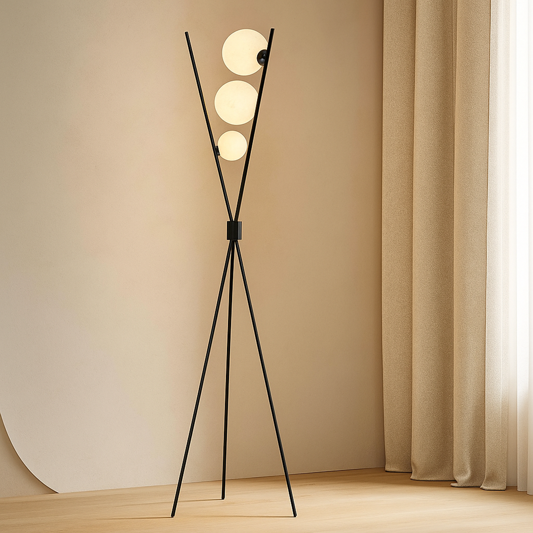 Lampa LED z kulistymi kloszami