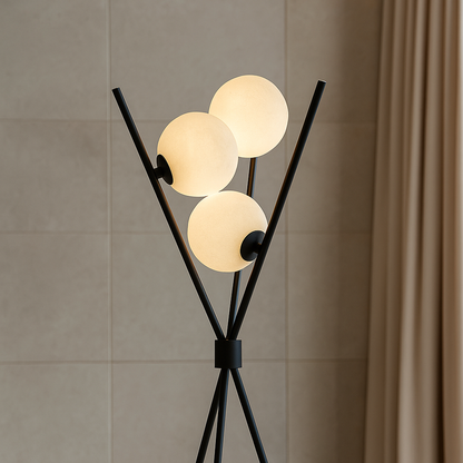 Lampa LED z kulistymi kloszami