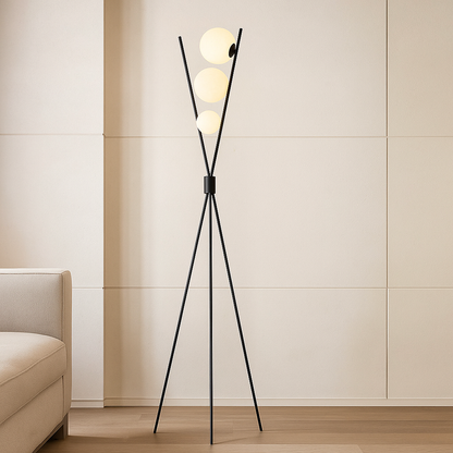 Lampa LED z kulistymi kloszami