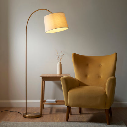 Lampadaire arqué