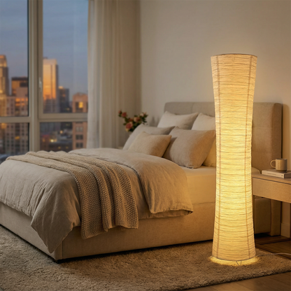 Lampa podłogowa papierowa LED