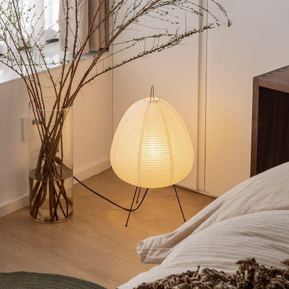 Lampa podłogowa papierowy klosz