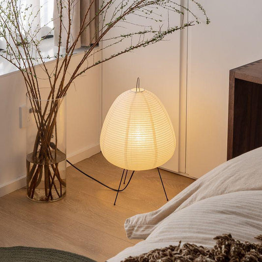 Lampa podłogowa papierowy klosz