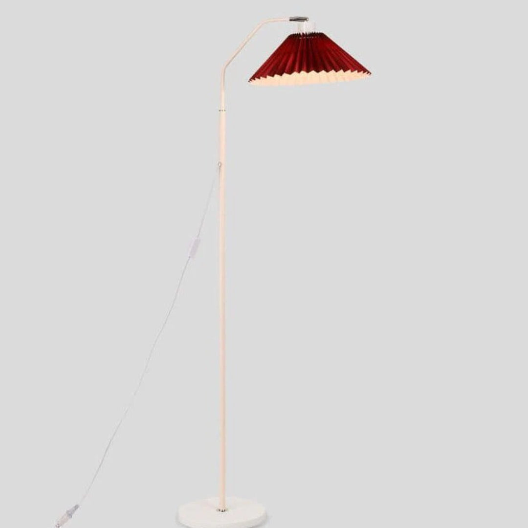 Lampa podłogowa plisowana