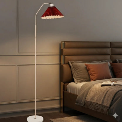 Lampa podłogowa plisowana