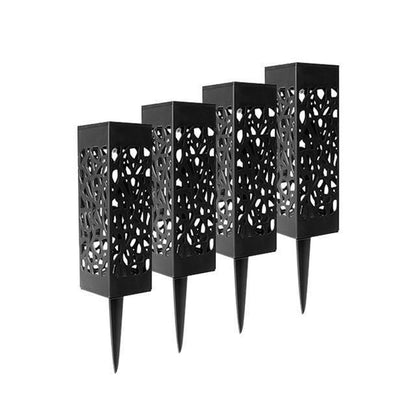 Lampa solarna ogrodowa ażurowa