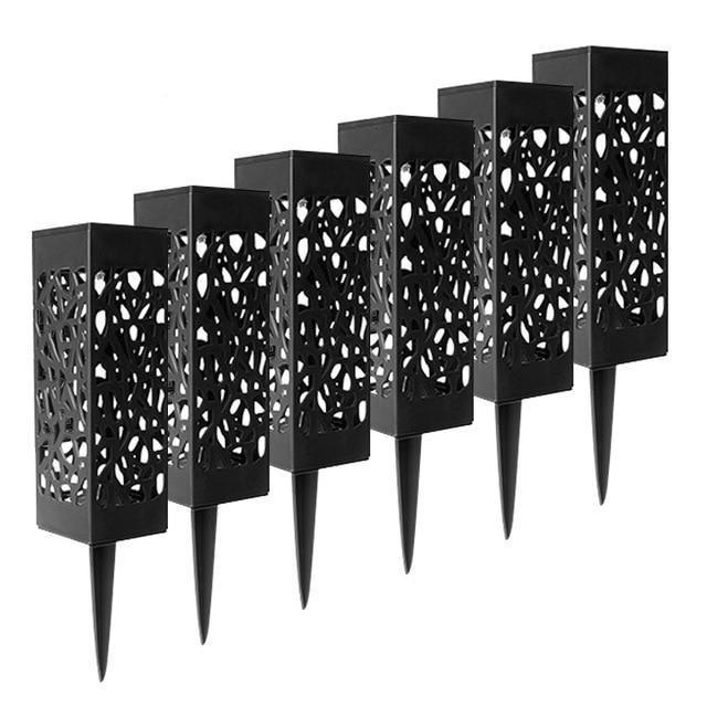 Lampa solarna ogrodowa ażurowa