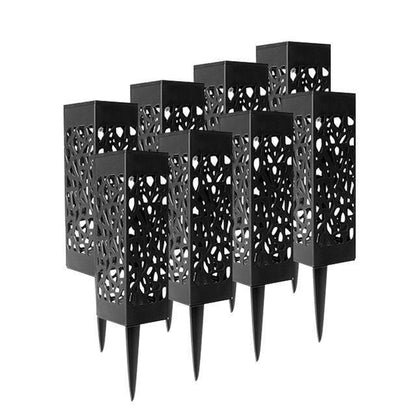 Lampa solarna ogrodowa ażurowa