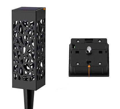 Lampa solarna ogrodowa ażurowa