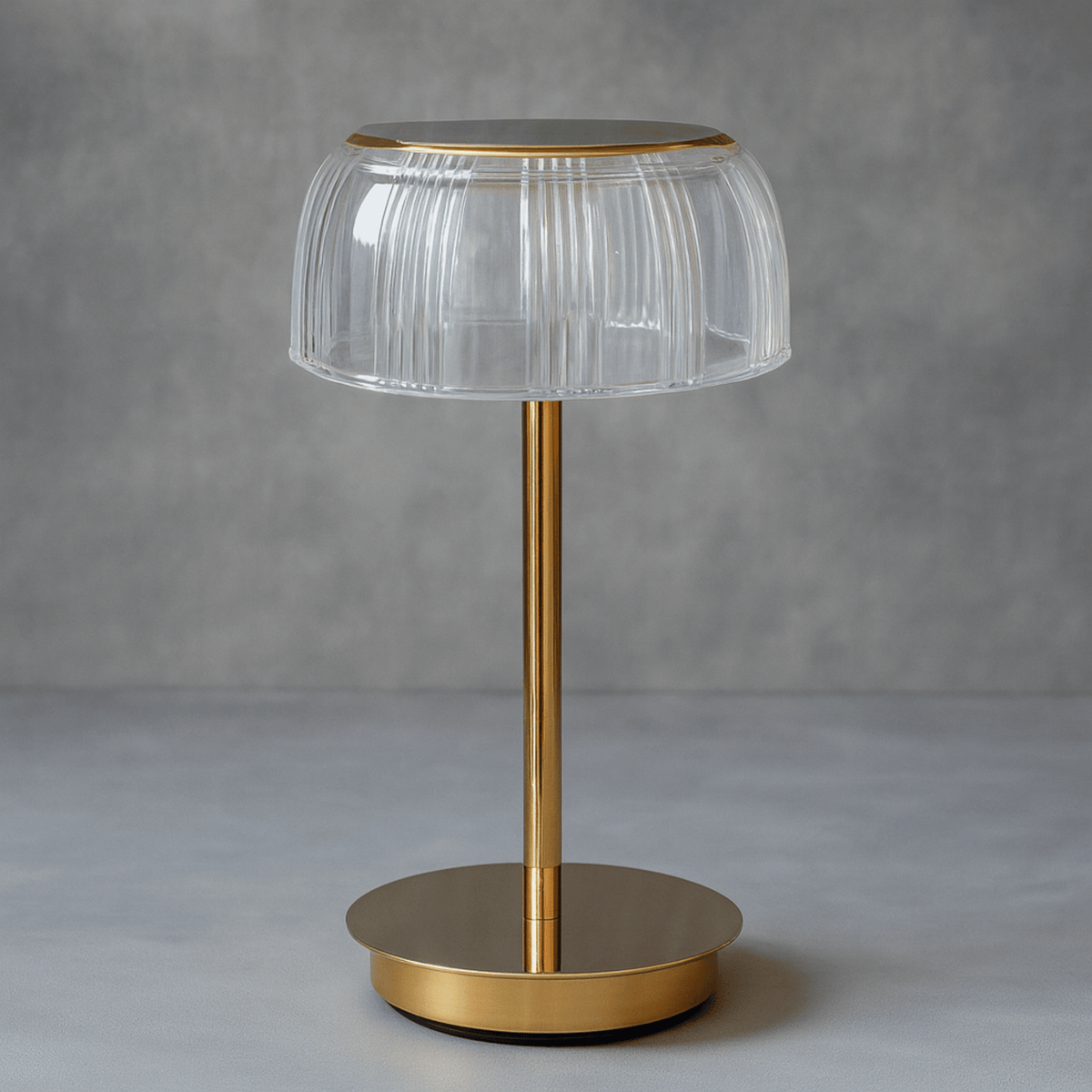 Lampa stołowa LED ryflowana