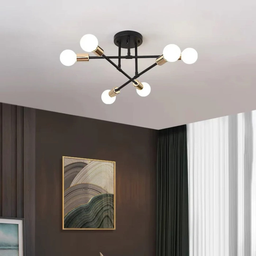 Lampa sufitowa 6-punktowa