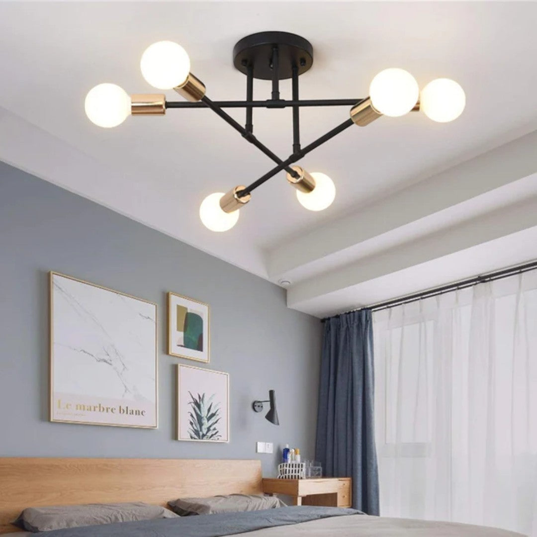 Lampa sufitowa 6-punktowa