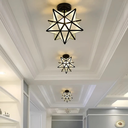 Star ceiling lamp