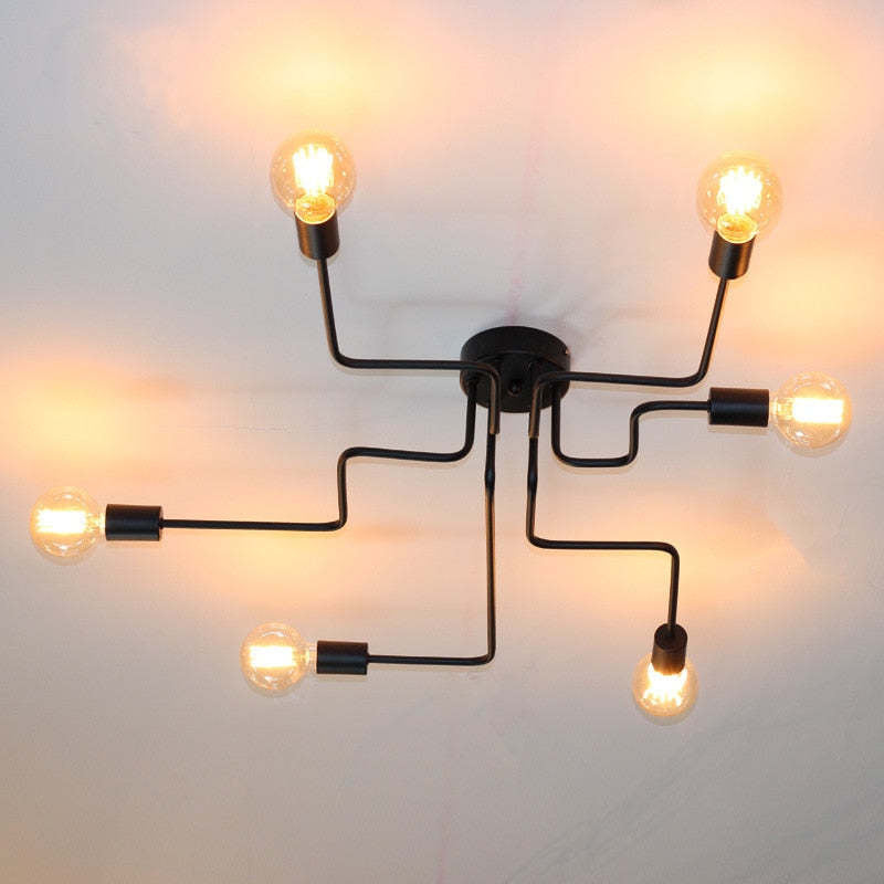 Lampa sufitowa industrialna