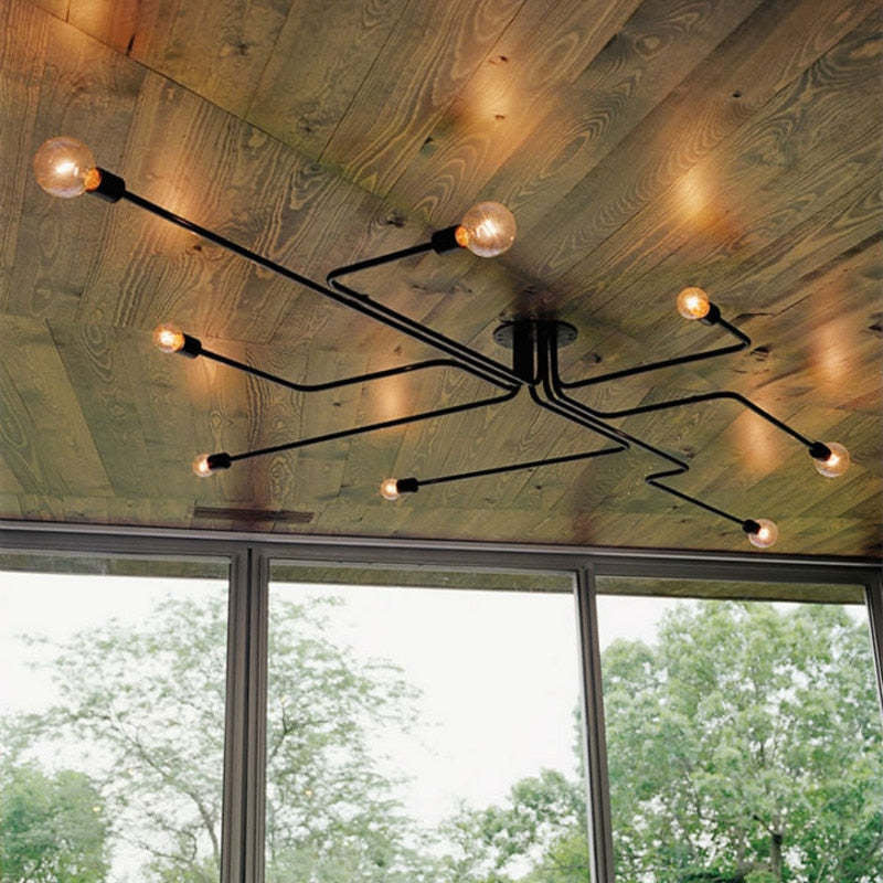 Lampa sufitowa industrialna