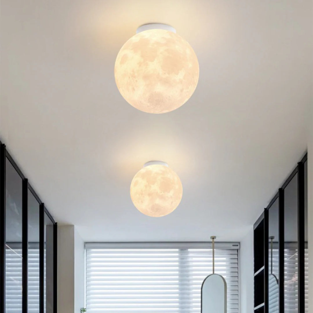 Stropní lampa Měsíc