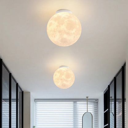Stropní lampa Měsíc