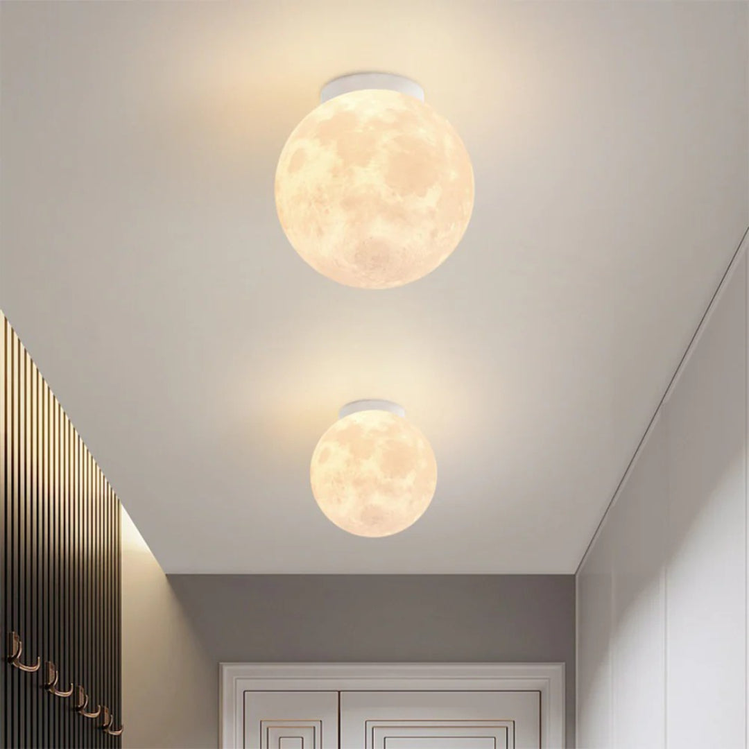 Stropní lampa Měsíc