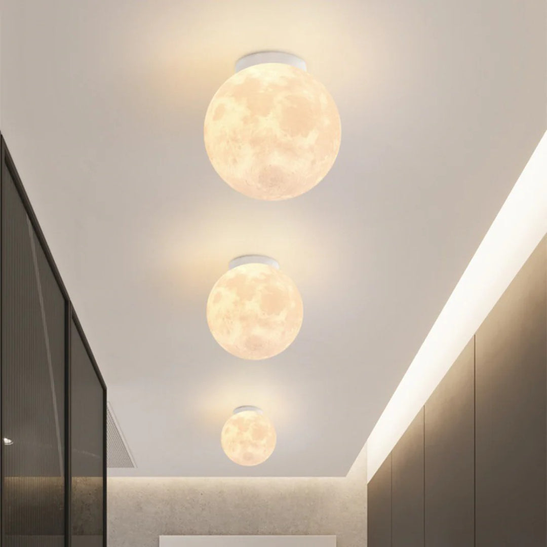 Stropní lampa Měsíc