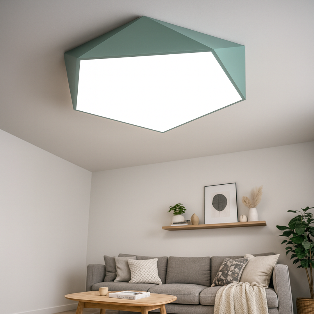 Lampa sufitowa LED geometryczna