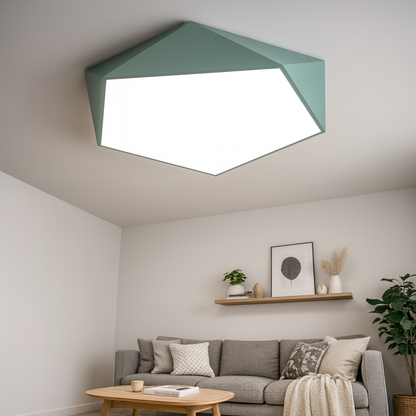 Lampa sufitowa LED geometryczna