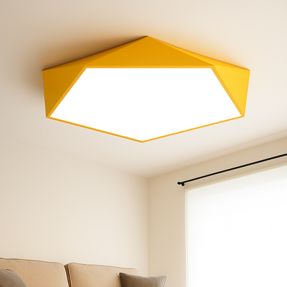 Lampa sufitowa LED geometryczna