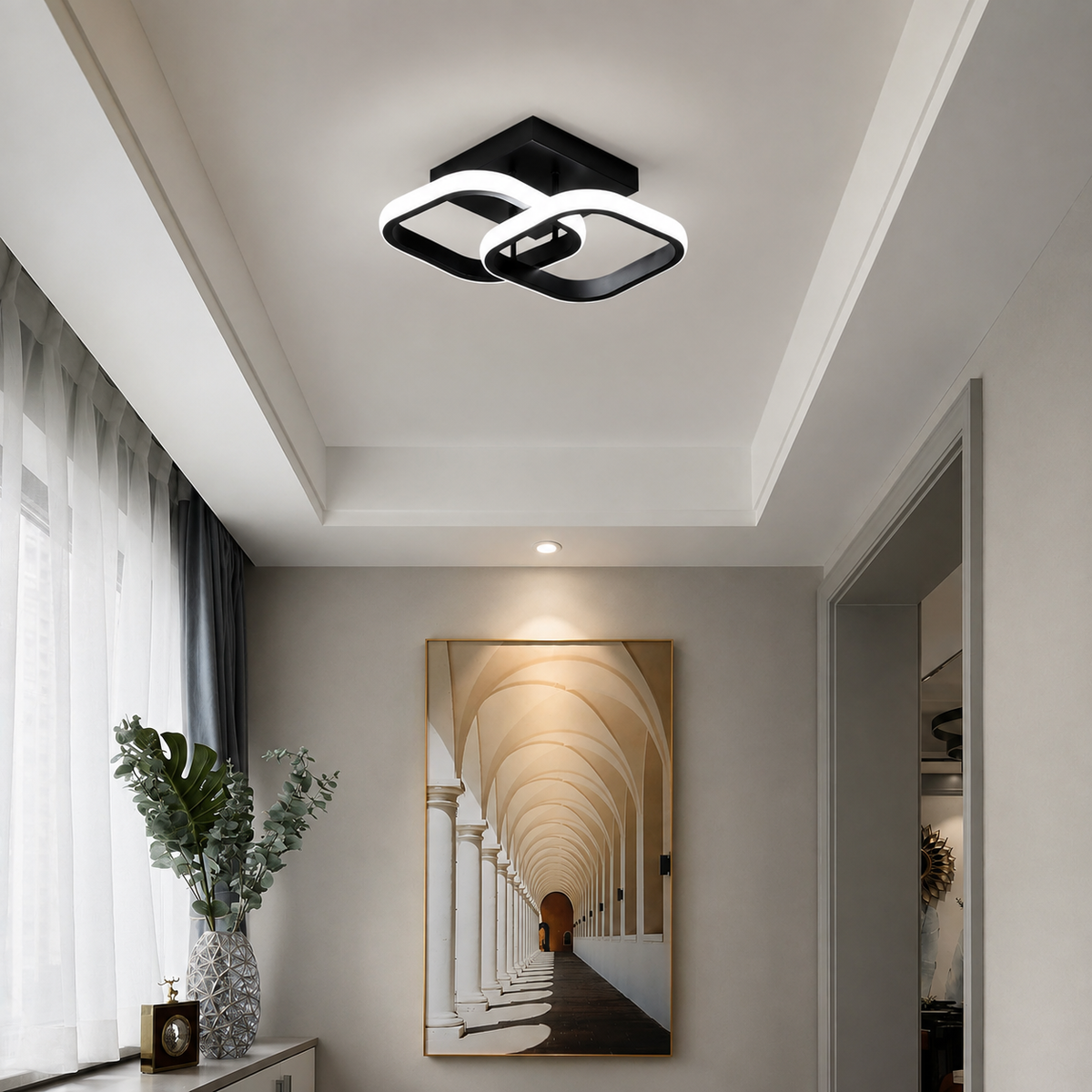 Lampa sufitowa LED kwadratowa