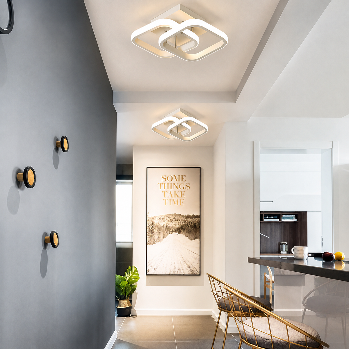 Lampa sufitowa LED kwadratowa